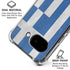 Greece Flag Distressed Google Pixel 9a Clear Case